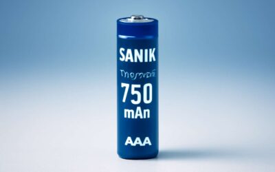 Power up with sanik aaa rechargeable batteries 750mah for reliable, long-lasting performance.