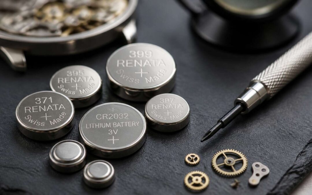 Batteries for watches, the simple fix for a stopped watch.