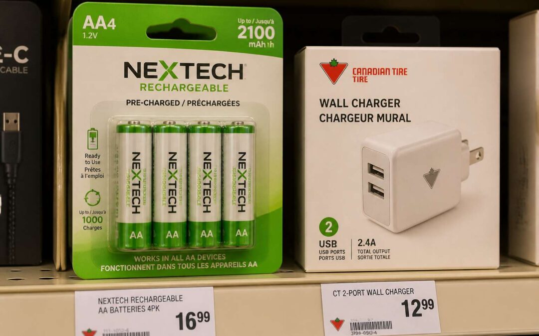 Get rechargeable batteries canadian tire for every device.