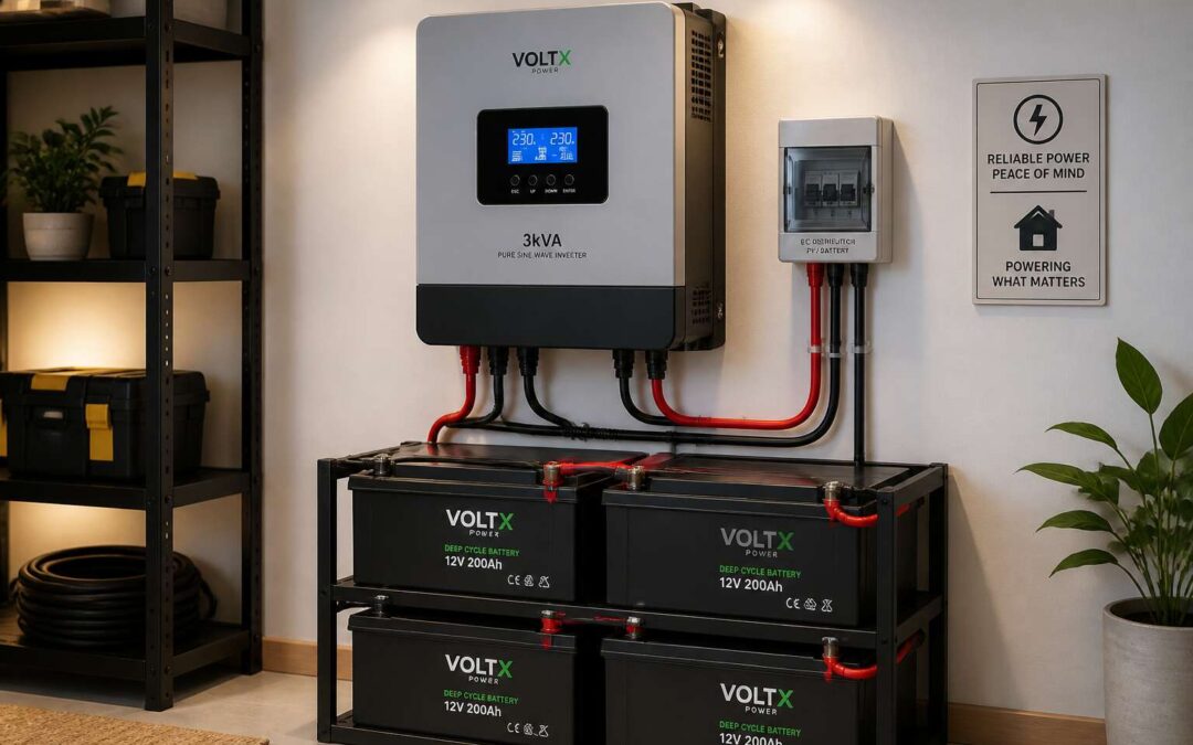 3kva inverter with batteries keeps your home powered during outages.