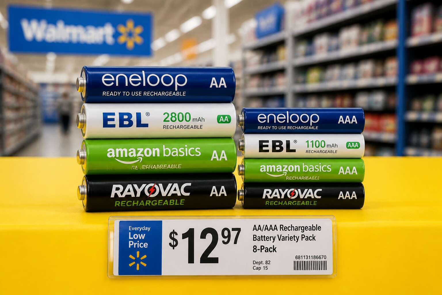 rechargeable batteries walmart